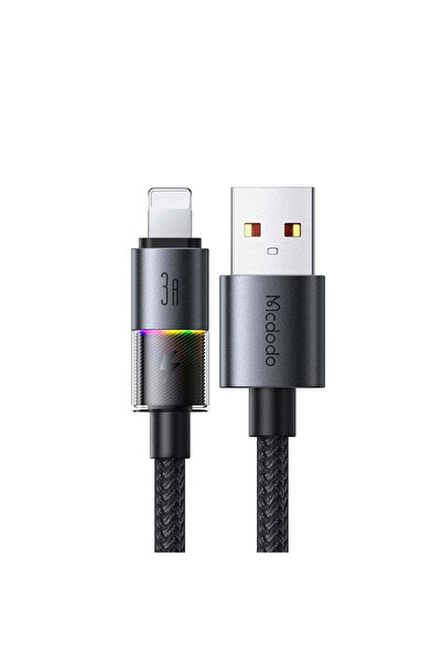 Mcdodo Cablu de date (CA-8170), cu lumini colorate, USB-A la Lightning, 3A, 1...