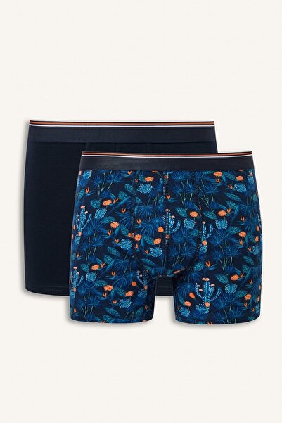 DeFacto Regular Fit Elastic Waist 2-Piece Boxer Set I7820Ax26Au