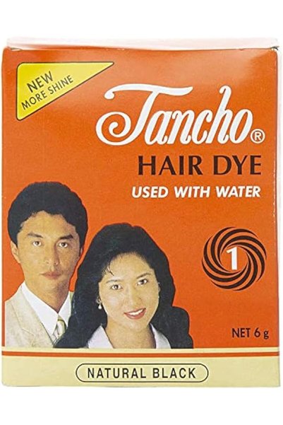 tancho صبغة شعر شبه دائمة، أسود - 6 جرام