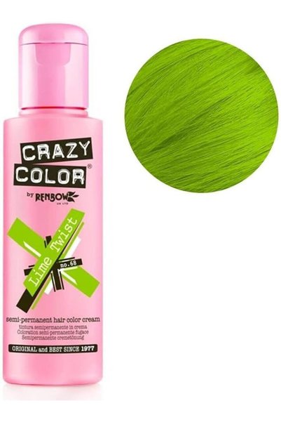 Crazy Color كريم صبغة شعر شبه دائم رقم 28، 100 مل، بلاتيني