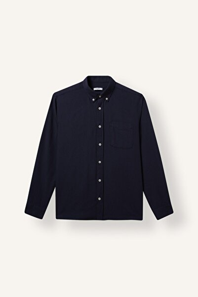DeFacto Regular Fit Polo Collar Oxford Long Sleeve Shirt A8028Ax27Sp