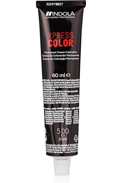 Indola Xpresscolor Hair Color 60 ml, 5.00 Light Brown Intense Natural