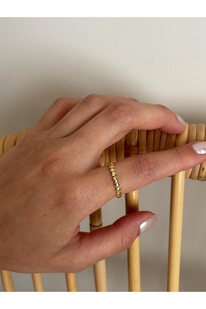 nunu takı Star Chain Gold Ring