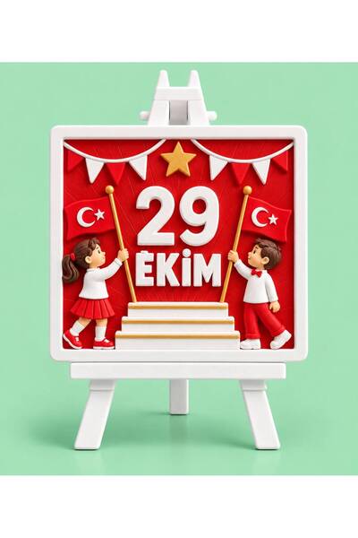 29 Ekim Temalı Silikon Kalıp