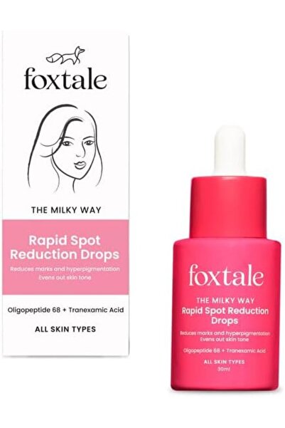 Foxtale قطرات سريعة المفعول لتقليل البقع تحتوي على 3% حمض الترانيكساميك والني...