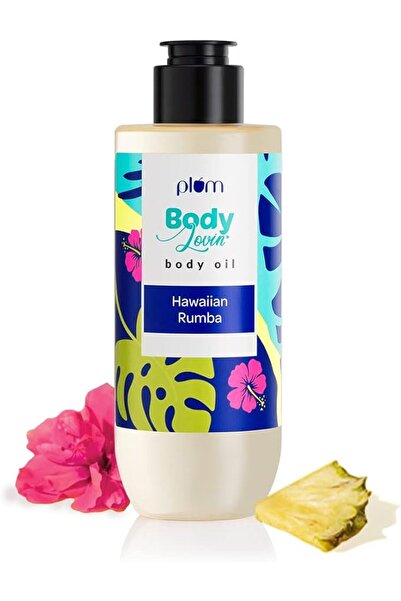 PLUM Vanilla Body Oil with Avocado Oil, Coconut Oil & Carrot Seed Oil, 100% P...