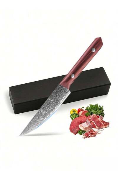 Generic Chef Knife Kitchen Knife 5-inch,Damascus Pattern Knife,with Gift Box,...