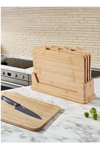 Generic 4 Pack Bamboo Cutting Board Set, Cutting Chopping Set, Food Preparati...