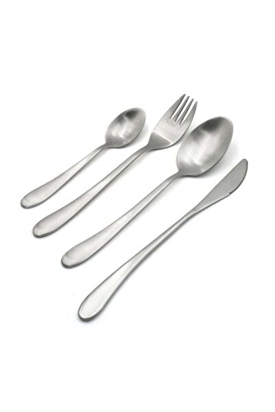 Generic BERAM Elegant Silverware Cutlery Set - 4 Pcs, Elegant Stainless Steel...