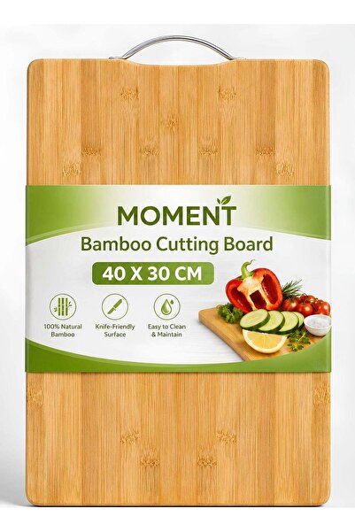 Generic Bamboo Cutting Boards For Kitchen, Extra Large Wood Cutting Board Wit...