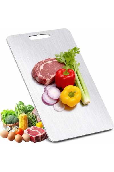 Generic Titanium Cutting Board for Kitchen,Mothers Day Gift Dishwasher Safe C...