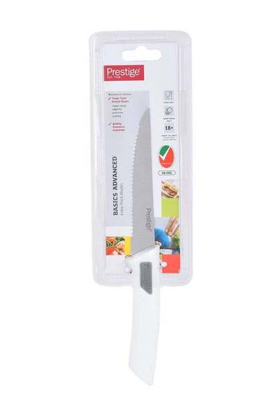 Generic Basic Advance Steak Knife Silver/White 4.5inch