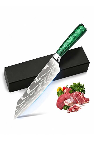 Generic Chef's Knife Kitchen Knife Paring Knife Premium with Gift Box,Green R...