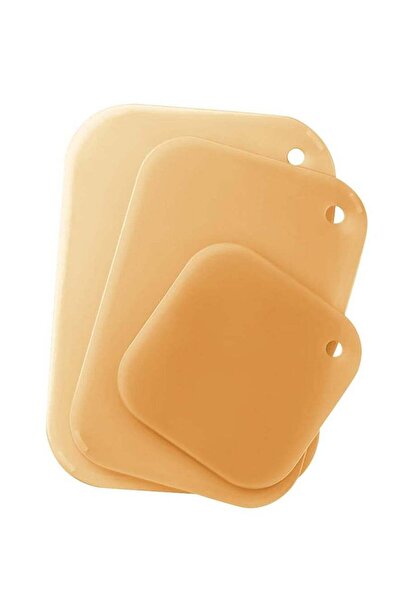 Generic Set of 3 Non-Slip Plastic Cutting Boards for Easy Food Prep Dishwashe...