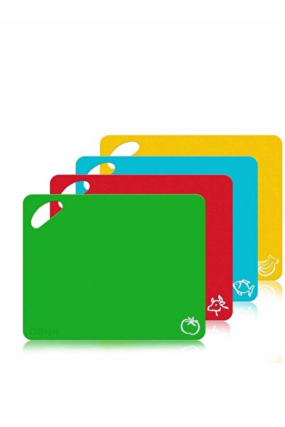 Generic Cutting Board Set Flexible Plastic Chopping Board Set Mats with Food ...