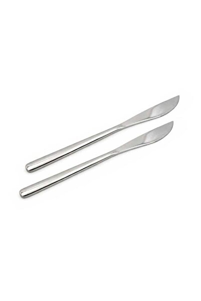 Generic BERAM 2pcDazzle Dine Dinner Knife Silver – Premium 420 Stainless Stee...