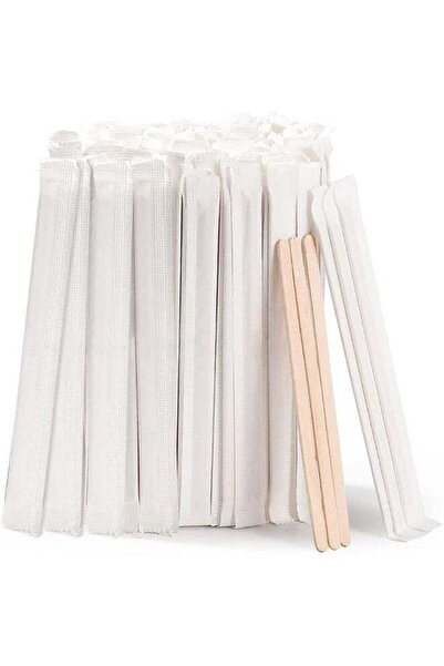 Generic 500pcs Individually Wrapped Coffee Stirrers Wood - 14cm Coffee Stir S...