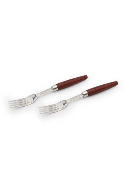 Generic BERAM Woodland Steel Dining Fork, Mirror Polished Flatware with Woode...