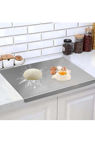 Generic Stainless Steel Cutting Board with Lip, Large Cutting Boards for Kitc...