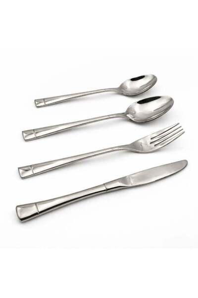 Generic Silver Savour Cutlery Set, Elegant Stainless Steel, 18/10 Grade Kitch...