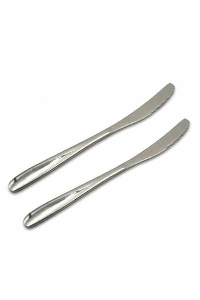 Generic BERAM Table Trend Dinner Knife 2Pc Premium 420 Stainless Steel Table ...