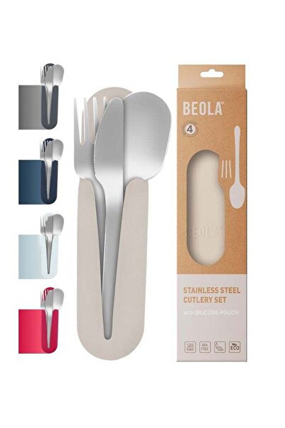 Generic Stainless Steel Cutlery Set, Travel Utensils Set with Silicone Case P...