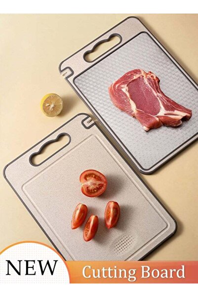 Generic Stainless Steel Cutting Board 2 in 1 Food Grade Chopping Board Double...