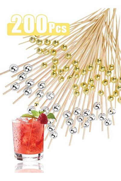 Generic 200 Pcs Cocktail Picks Count Sticks Wooden Toothpicks, Party Supplies...