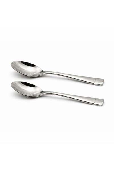 Generic BERAM Silver Savour Stainless Steel Tea Spoon 2Pc Stirring Spoon for ...