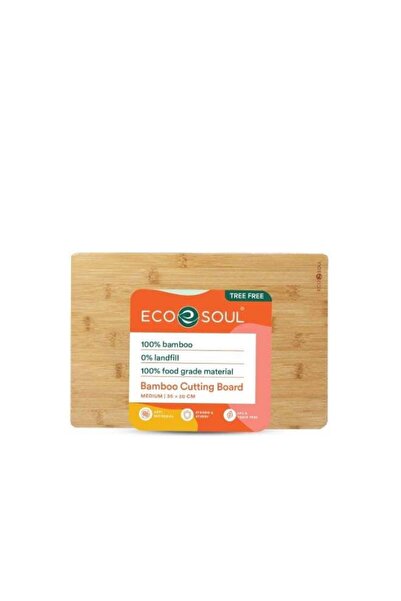 Generic ECO SOUL [12 x 8 inch, Medium] Bamboo Cutting Board | Wooden Vegetabl...
