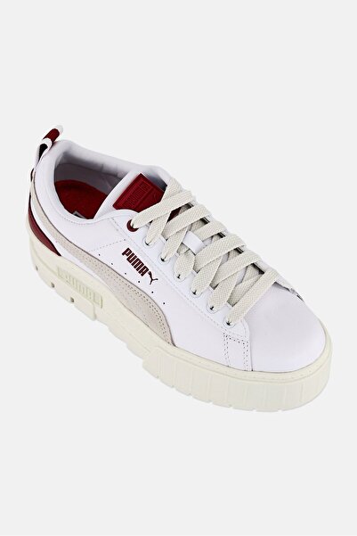 Puma حذاء Mayze Lth نسائي برباط للخارج، أبيض