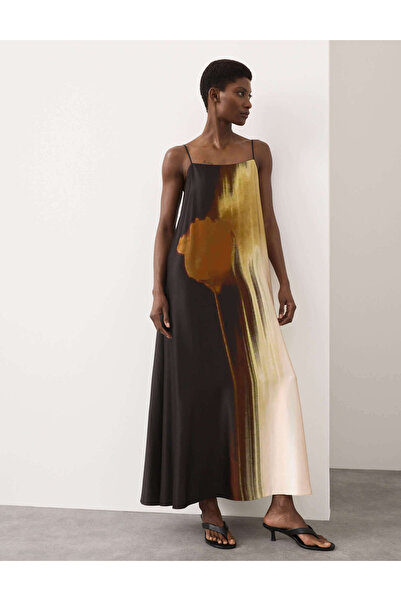 Marks & Spencer Desenli Maxi Elbise