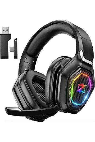 Arabest 2.4GHz Wireless Gaming Headset with Microphone,60H Battery Life,RGB L...