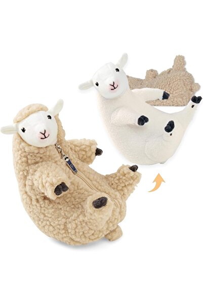 Arabest Shaved Sheep Plush Toy,Interactive Lamb Stuffed Animal with Removable...