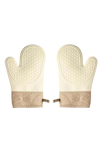 Arabest Two-Finger Heat-Resistant Silicone Oven Mitts,Non-Slip Kitchen Gloves...