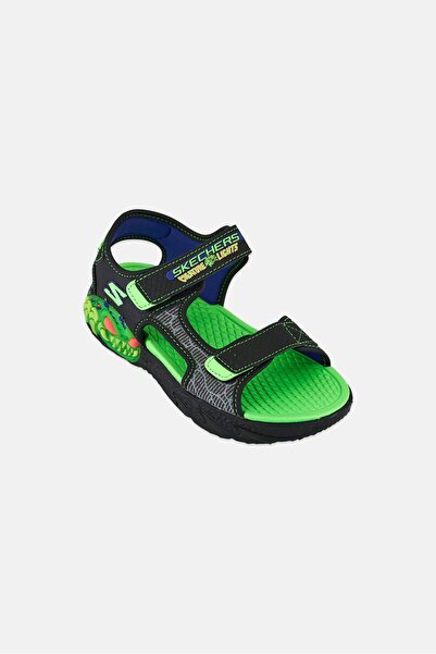 SKECHERS Kids Boy Creature Splash Velcro Closure Sandals, Multicolor