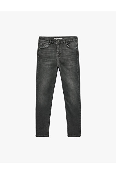 Koton Normal Waist Cotton Skinny Denim Trousers with Pockets - Skinny Jeans