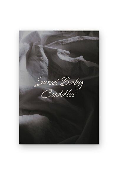 OEM Decorative Poster Sweet Hugs for Babies, Minimalist Design, 250g Cardboar...