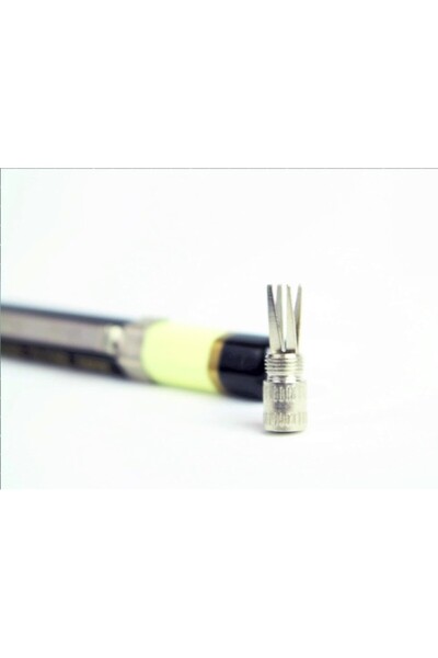 Koh-i Noor Set 4 x Ascutitoare pentru Creion Metalic, Metal, 2 mm