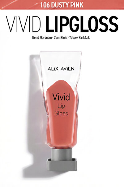 Alix Avien Parlak Bitişli Nemlendirici E Vitaminli Dudak Parlatıcı - Vivid Li...