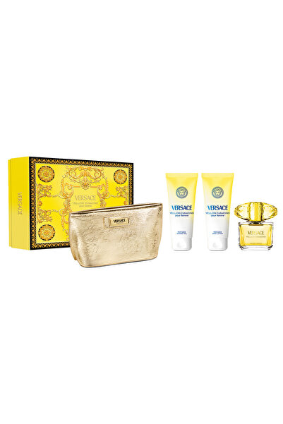 Versace Yellow Diamond EDT 90 ml Parfüm + Duş Jeli 100 ml + Vücut Losyonu 100...