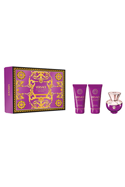 Versace Dylan Purple EDP 50 ml Parfüm + Duş Jeli 50 ml + Vücut Losyonu 50 ml ...
