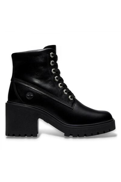 Timberland حذاء Tb0A5S49 Stone Heights Mid Lace Up Boot باللون الأسود للنساء