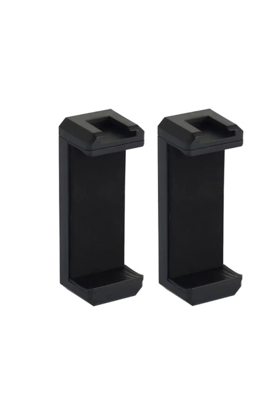 Choice4 2x Phone Clip Mobile Phone Clip Tripod Holder with Cold Shoe & 1/4" S...