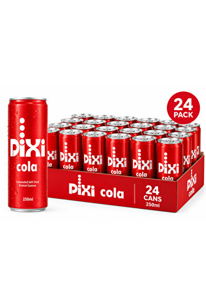 Dixi Cola 250ml Cans, Pack of 24 – Classic Fizzy Cola Soft Drink, Refreshing ...
