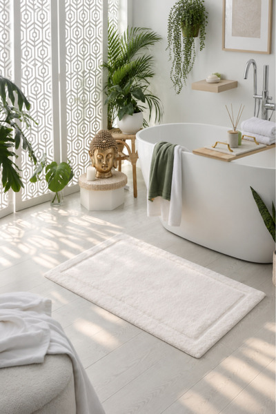 Çeyiz Diyarı Natural Bamboo Bath Mat 70X110 cm