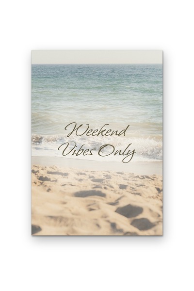 OEM Poster Decorativ Perete Doar Stare de Weekend, Design Minimalist, Carton ...