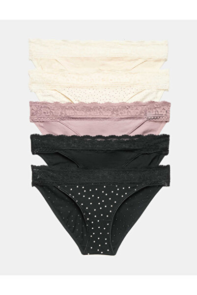Marks & Spencer 5'li Dantel Detaylı Bikini Külot Seti