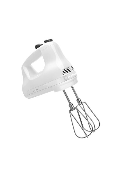 Kitchenaid 5-speed hand mixer, Classic, 85 W, White -