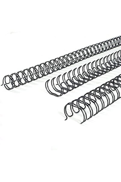 RaySones أسلاك ربط مزدوجة الحلقات من رايسون طراز WR-7.9-100-BK-SA، 34 حلقة، 7...